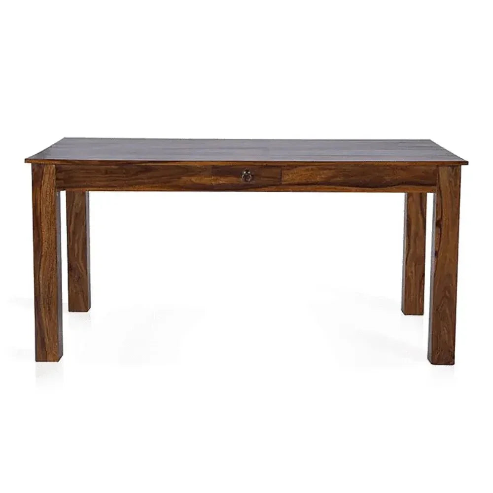 MOJO SOLID WOOD 6 SEATER DINING TABLE IN WALNUT FINISH - Ferrowoods