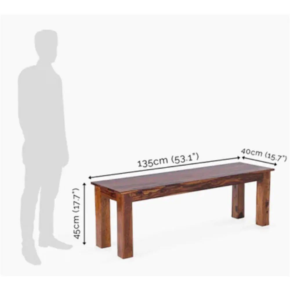 MOJO SOLID WOOD BENCH IN WALNUT FINISHdining tableFerrowoods
