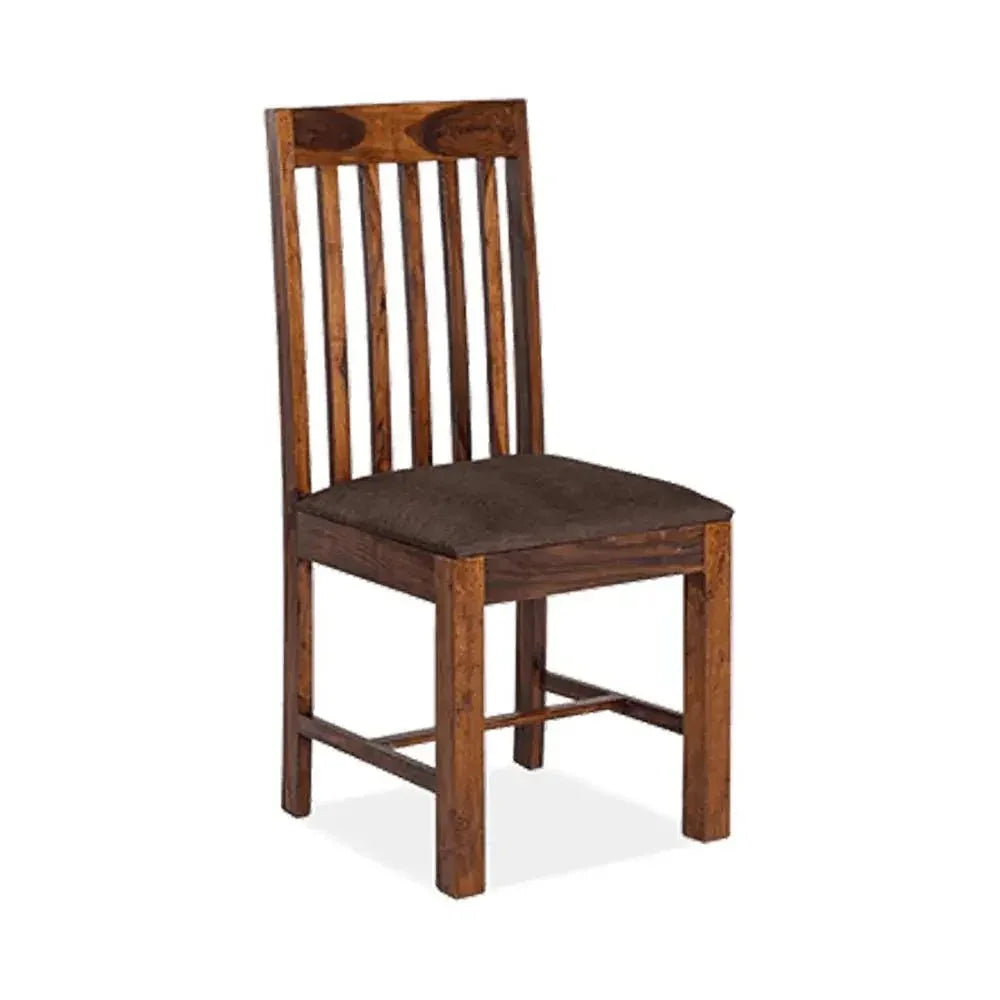 MOJO SOLID WOOD CHAIRS SET OF 2 IN WALNUT FINISH - Ferrowoods
