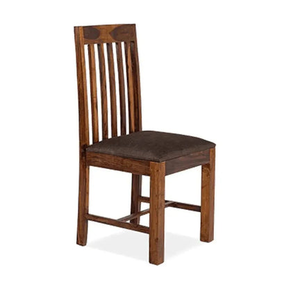 MOJO SOLID WOOD CHAIRS SET OF 2 IN WALNUT FINISH - Ferrowoods