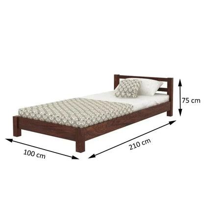 plain Single Bed bed for small spaces - Ferrowoods