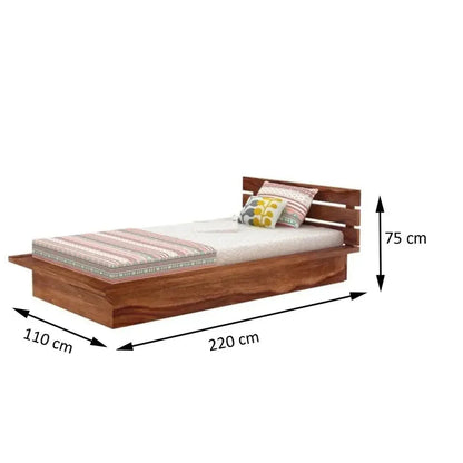 Plateform Single Bed - Ferrowoods