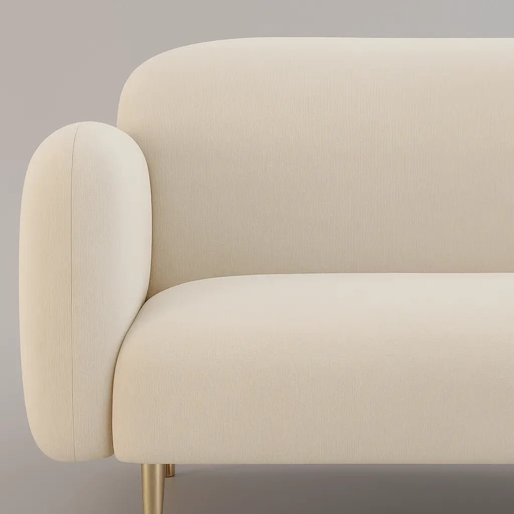 Premium Bouclé Upholstery Sofa – Modern Designer Couch for Living Room, Lounge & Office -