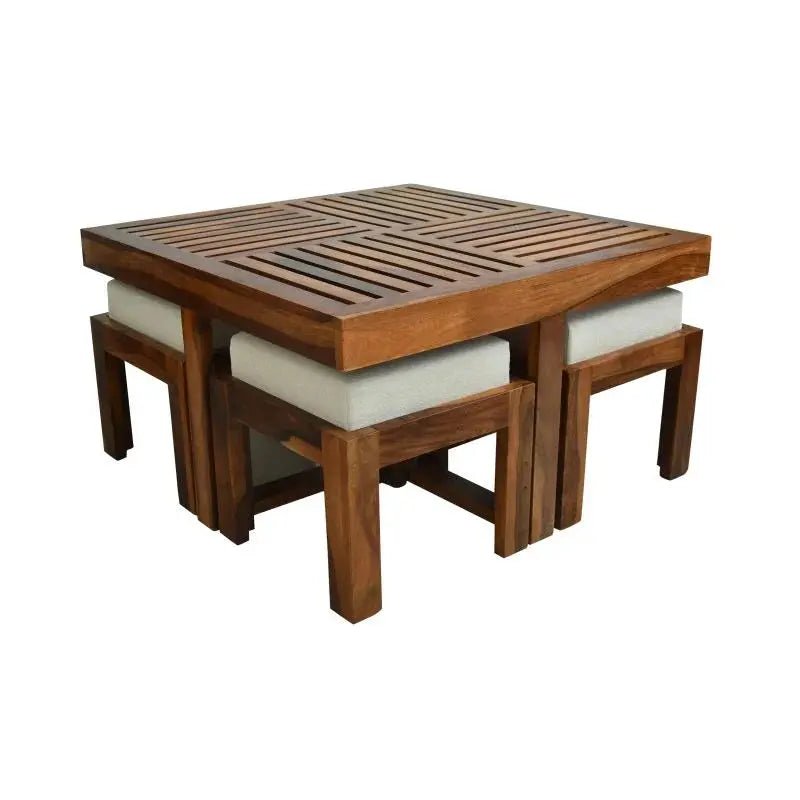 ROYALE SHEESHAM WOOD COFFEE TABLE -