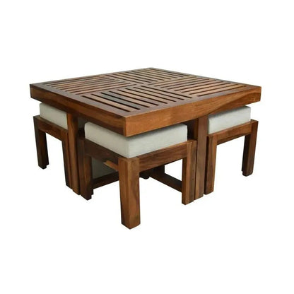 ROYALE SHEESHAM WOOD COFFEE TABLE -