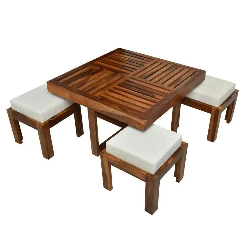 ROYALE SHEESHAM WOOD COFFEE TABLE -