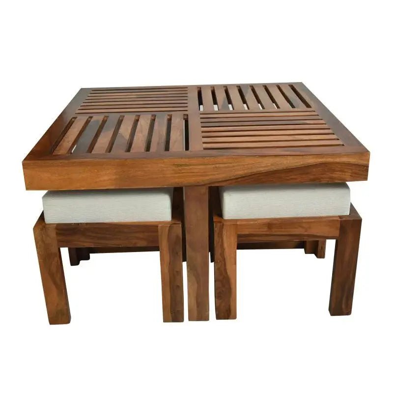 ROYALE SHEESHAM WOOD COFFEE TABLE -