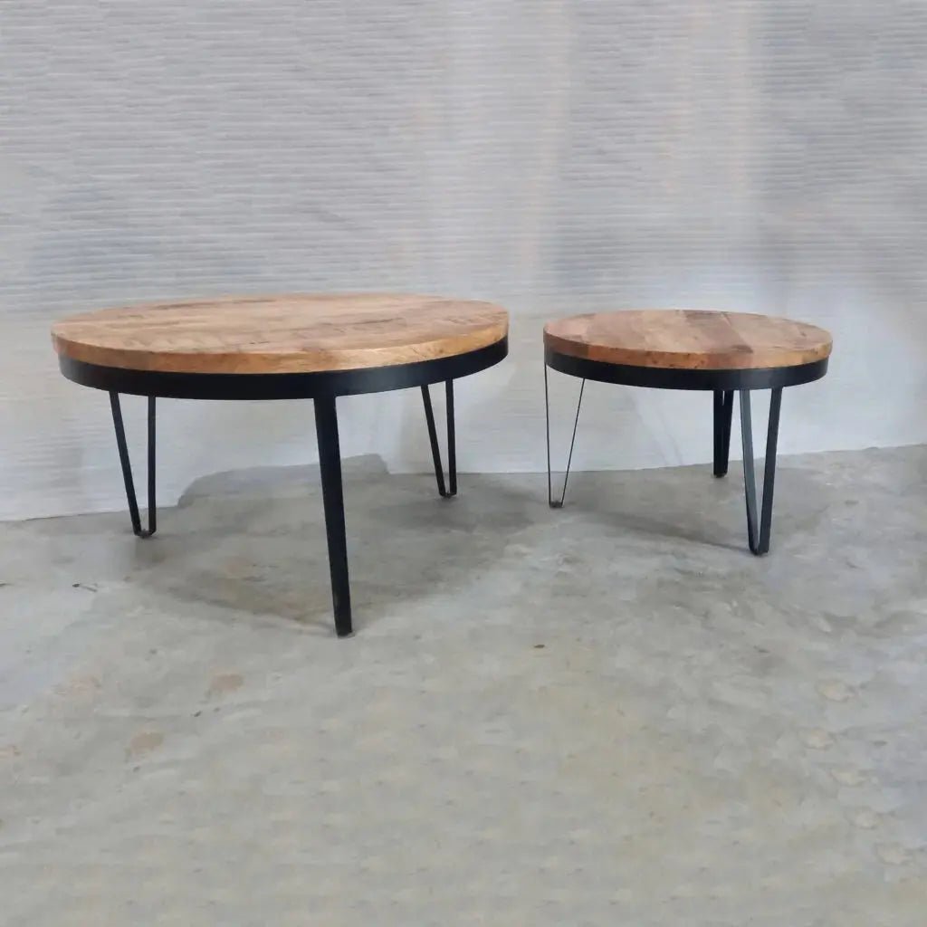 SET OF 2 ROUND TABLECENTER TABLEFerrowoods