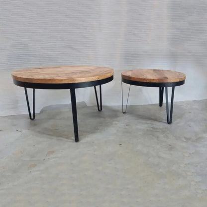 SET OF 2 ROUND TABLECENTER TABLEFerrowoods