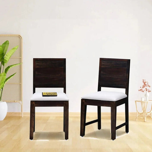 SOLIDWOOD SET OF 2 CHAIRS -