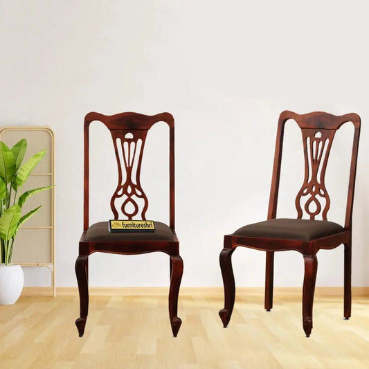 SOLIDWOOD SET OF 2 CHAIRS -