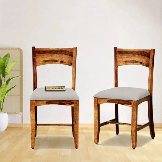 SOLIDWOOD SET OF 2 CHAIRS -