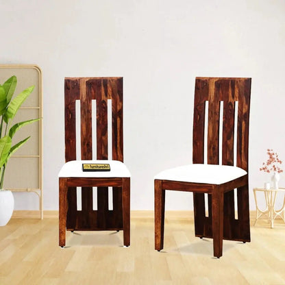 SOLIDWOOD SET OF 2 CHAIRS -