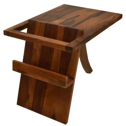 SONU END TABLE SHEESHAM WOOD HONEY FINISH - Ferrowoods