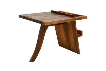 SONU END TABLE SHEESHAM WOOD HONEY FINISH - Ferrowoods