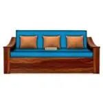 WAVE SOLID WOOD SOFA CUM BED WITH STORAGESOFA CUM BEDFerrowoods
