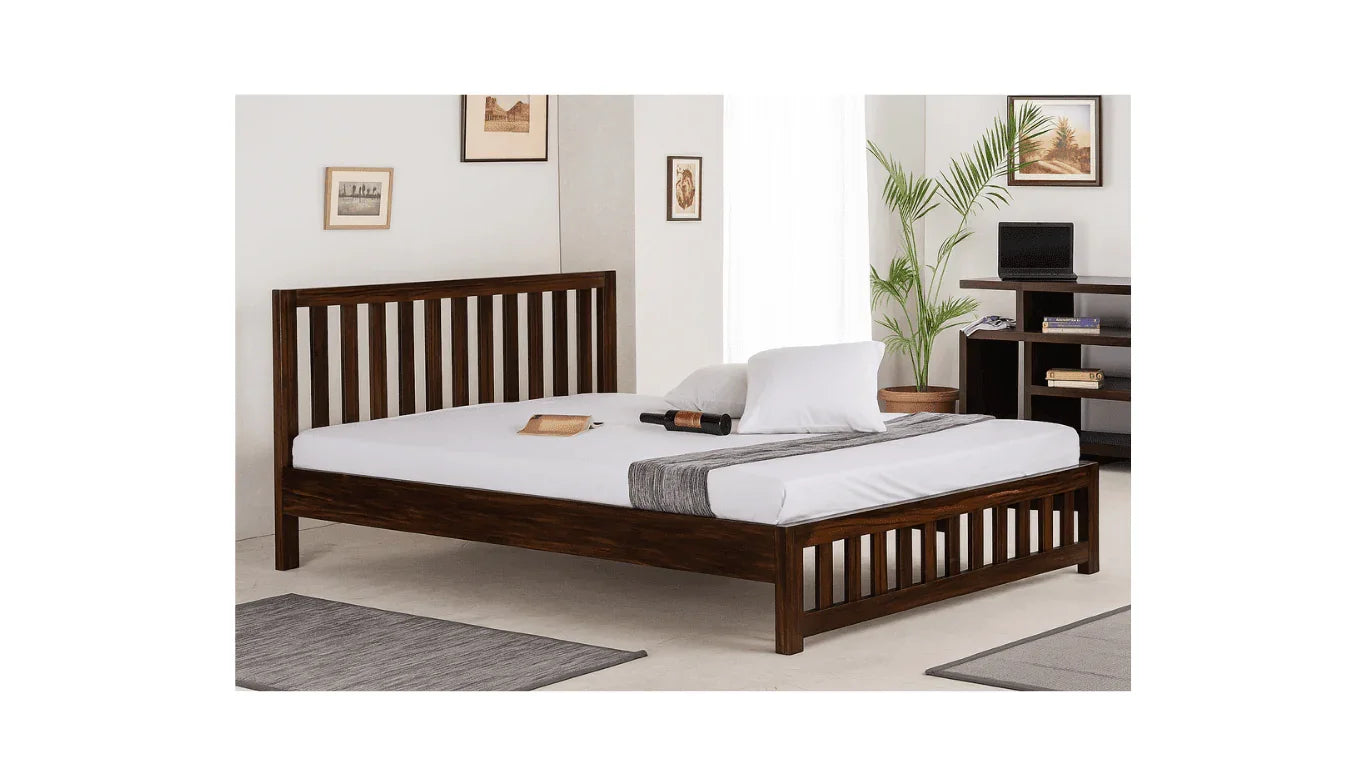 wooden king size bed - Ferrowoods