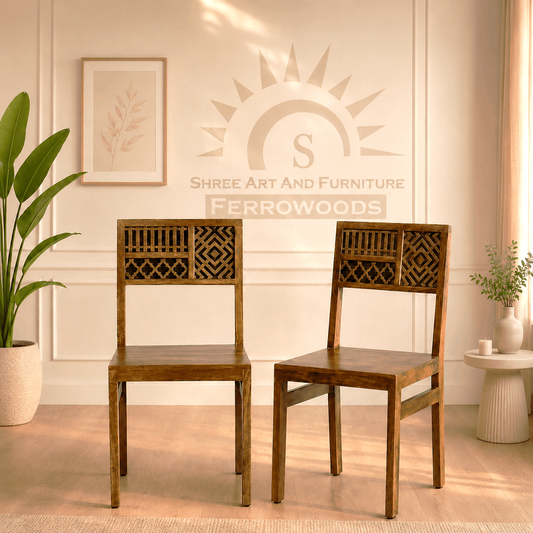 premium wooden chair with custom design 